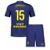 Atletico Madrid Clement Lenglet #15 Bortedraktsett Barn 2025-26 Korte ermer (+ Korte bukser)